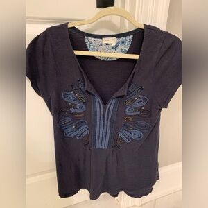 Meadow Rue top from Anthro with bead design size M